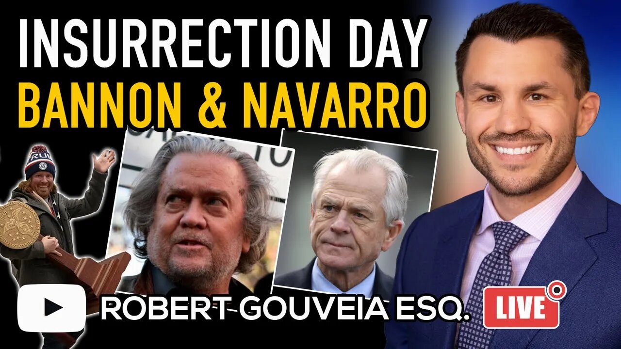 Insurrection Episode #1 Debrief; Bannon Amicus; Navarro Needs a Lawyer