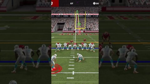 Packers Mason Crosby Overtime Field Goal Kick Gameplay - Madden NFL 22 Mobile Football