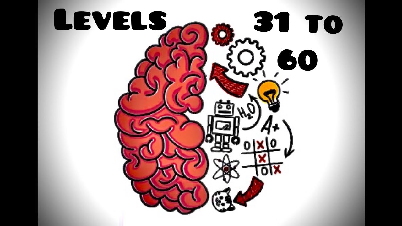 Brain Test: Tricky puzzles-Game ( Levels 31 To 60 Solution)