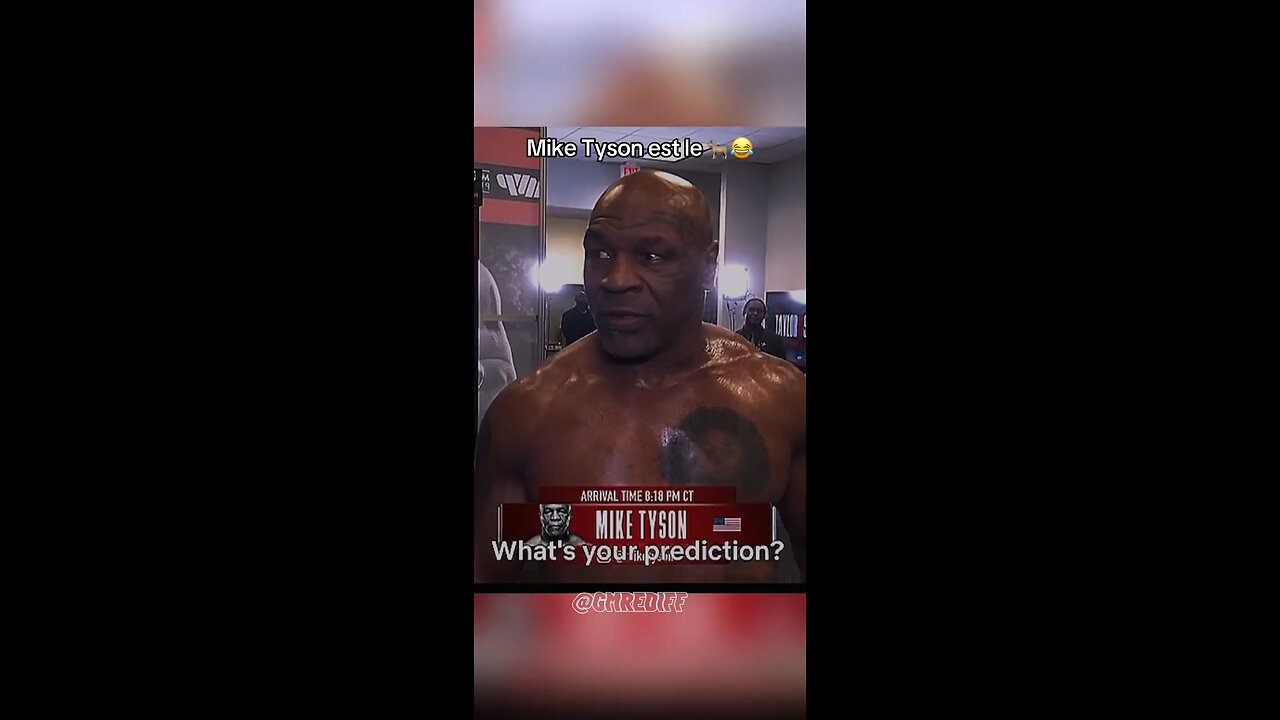 This Mike Tyson locker room interview killed us all😂😂😂