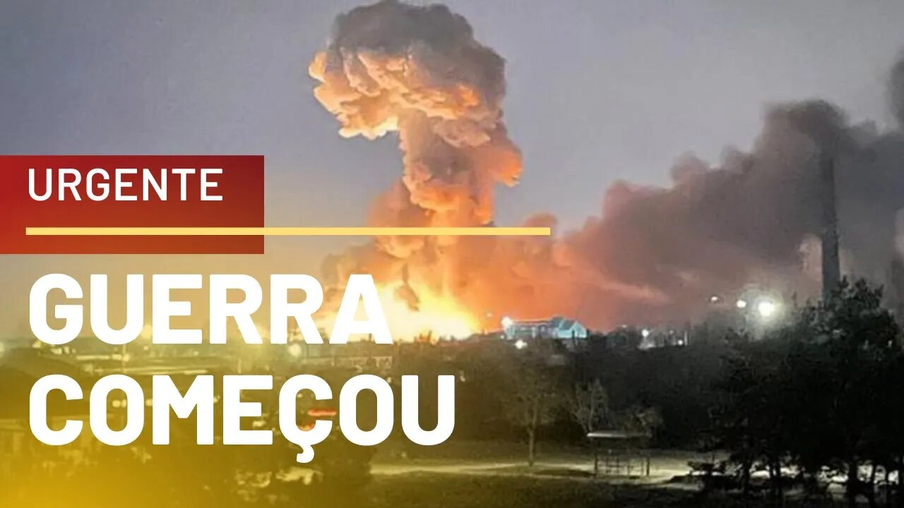 GUERRA UCRÂNIA E RUSSIA COMEÇOU!