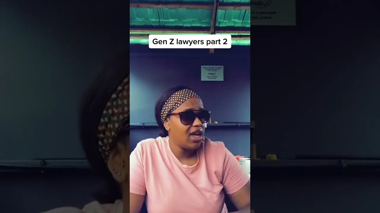 Gen Z as lawyers part 2😂😂