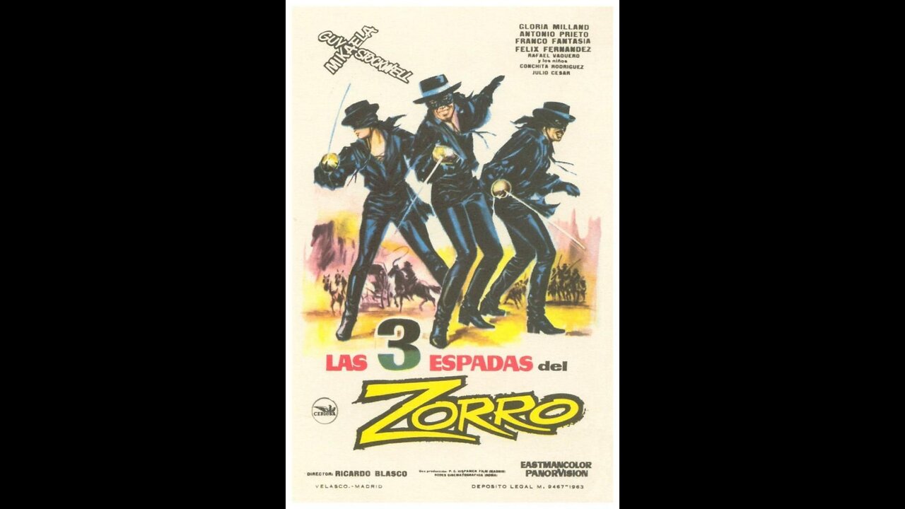 Sword of Zorro 1963 Western Guy Stockwell Gloria Milland Mikaela Full Movie, Subtitled