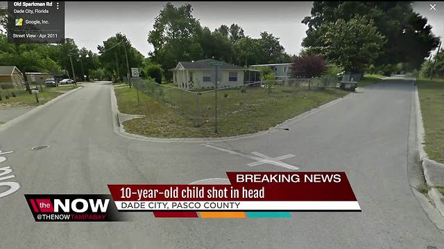 10-year-old shot in head in Dade City