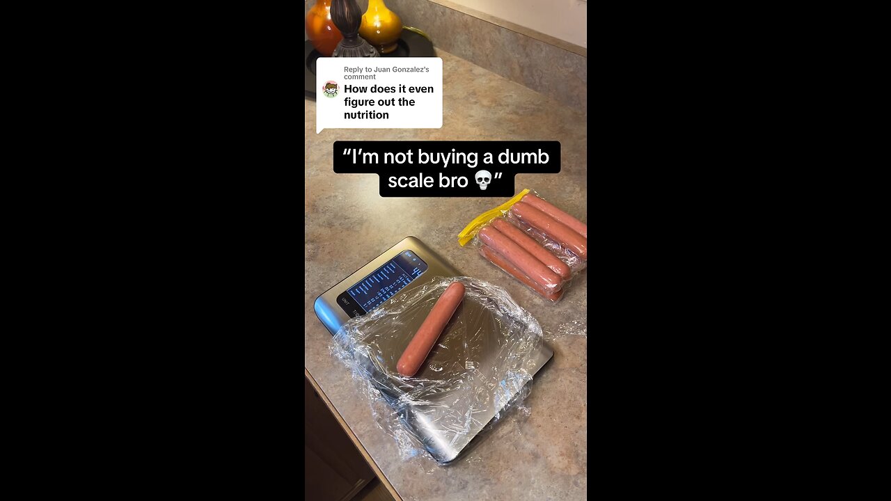 “I’m not buying a dumb scale”