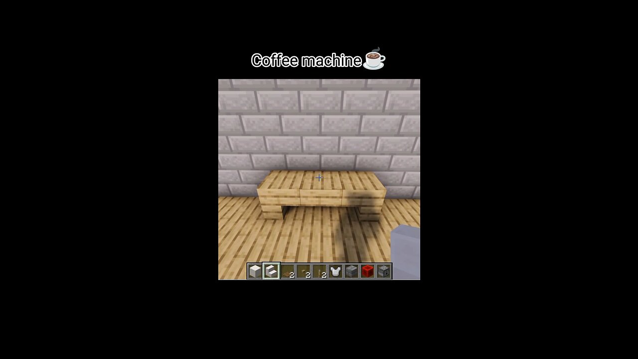 Coffee Machine Tutorial Minecraft ☕☕