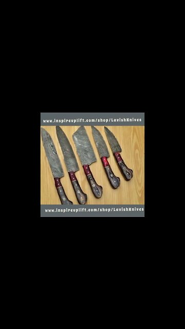 Custom Handmade Knives #shortsvideo #kitchenknives