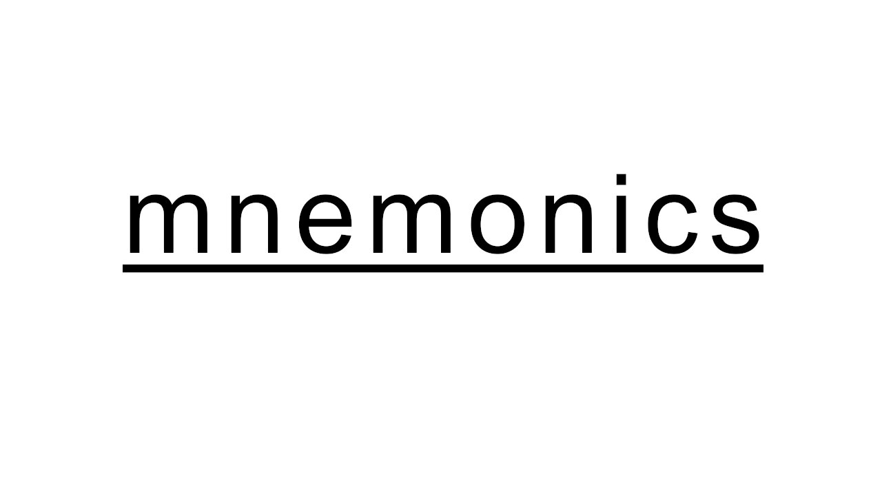 Mnemonic