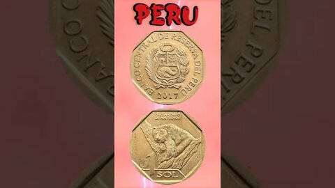 Peru 1 Sol 2017.#shorts #education #coinnotesz