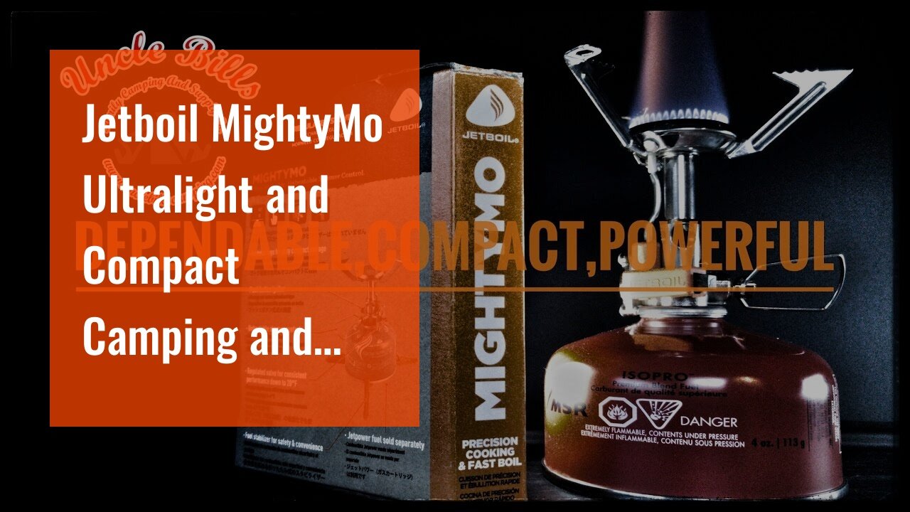 Jetboil MightyMo Ultralight and Compact Camping and Backpacking Stove