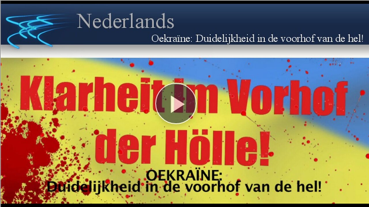 UKRAINE Duidelijkheid in het voorhof van de hel ! (schokkende beelden)