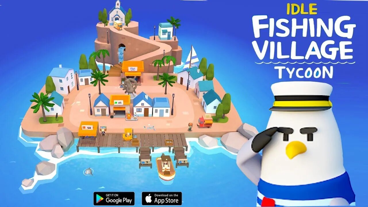 Idle Fishing Village Tycoon Gameplay