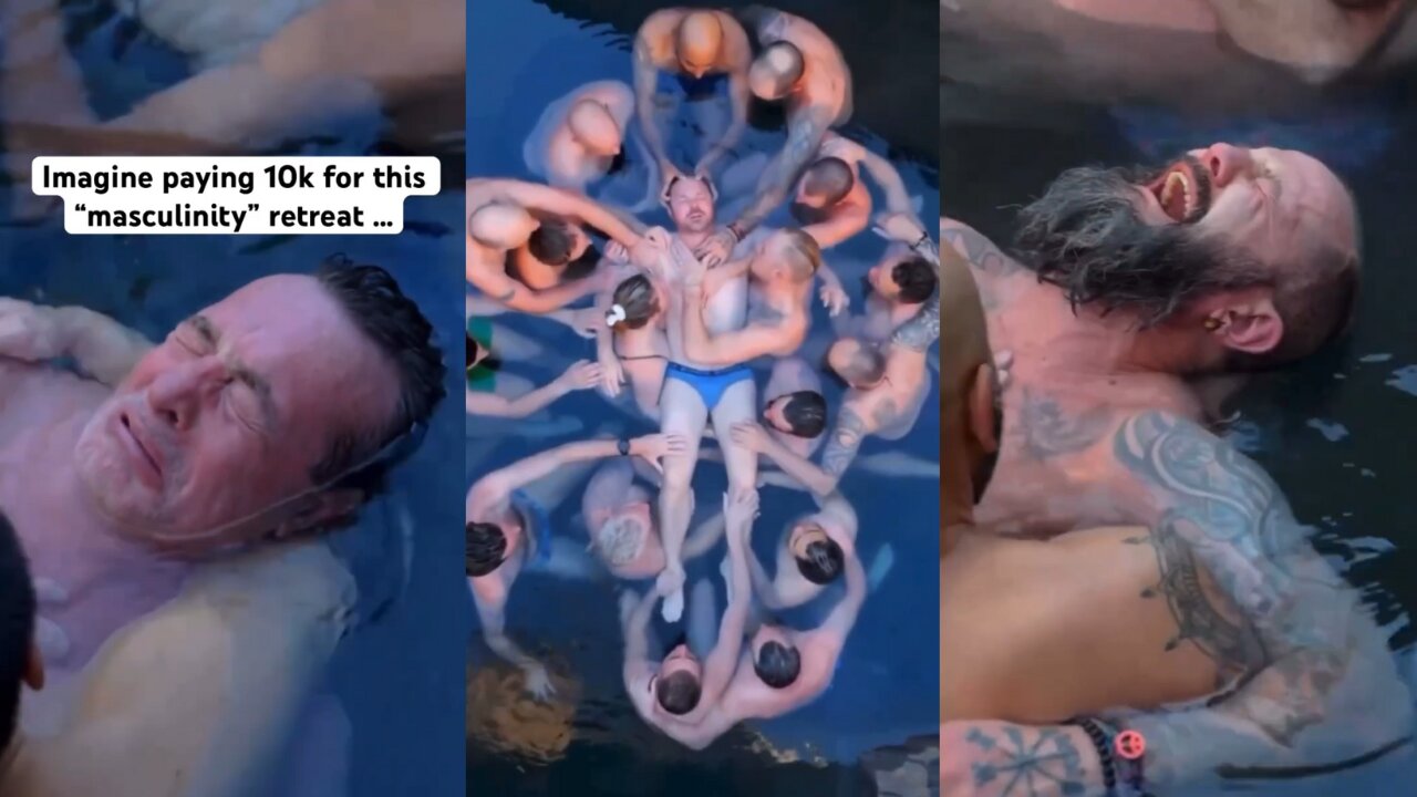 Super SIMPS Paid 10k For A "Masculinity Retreat" (They Cried In A Pool)