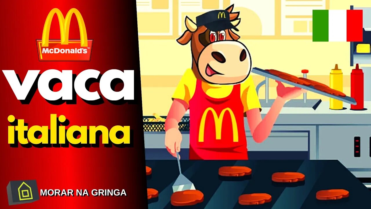 MCDONALDS NA ITÁLIA - A carne do hambúrguer é de VACA ITALIANA? Como é o McDonald's na Italia?