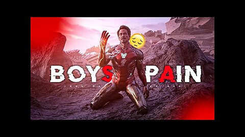 💔Only BOYS can understand this..🥺 [4k] #status #pain #tonystark