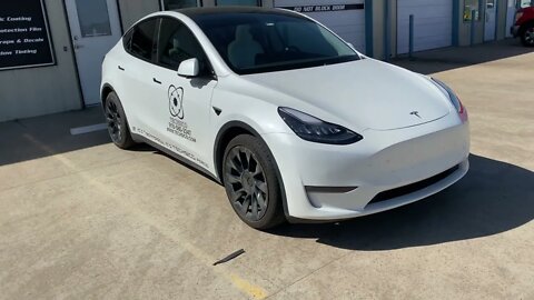 Tulsa Auto Wraps | White Glove Auto | Tesla Model Y