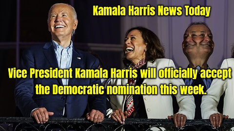 Vice President Kamala Harris will officially accept the Democratic nomination this week.