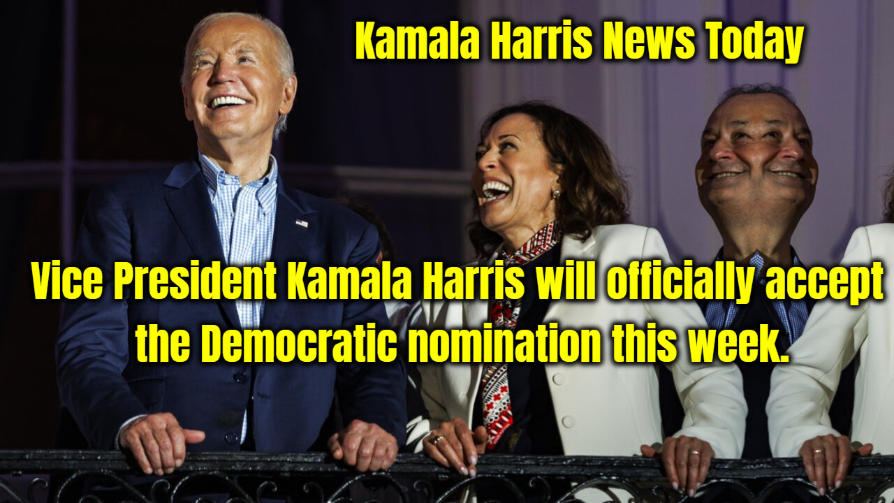 Vice President Kamala Harris will officially accept the Democratic nomination this week.