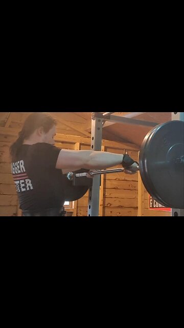 We're all gonna make it. 3x10 50 Kgs Strict OHP. Last Set.
