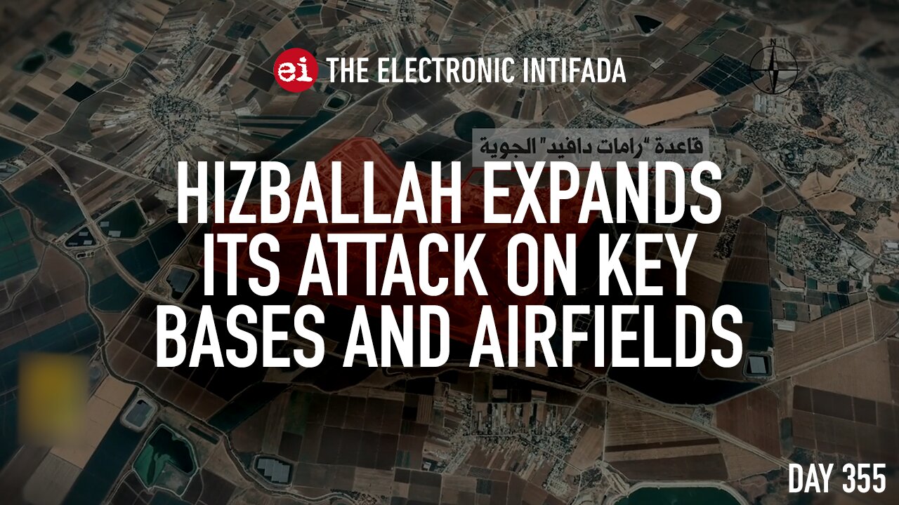 Hizballah expands its attack on key bases and airfields, with Jon Elmer