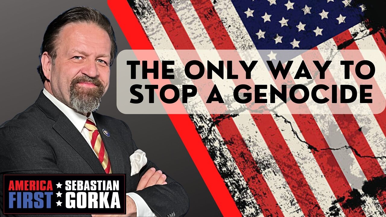 The only Way to Stop a Genocide. Justin Moon with Sebastian Gorka on AMERICA First