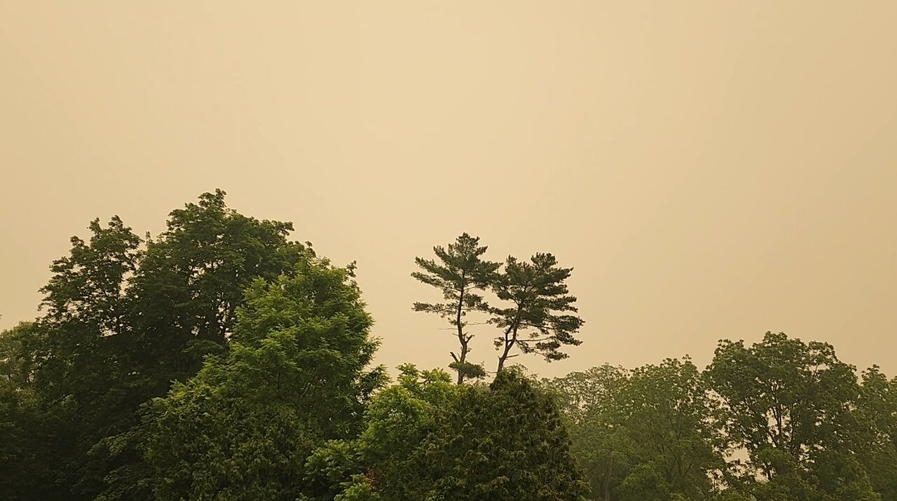 Westchester, NY Engulfed In Smoke From Canadian Wildfires