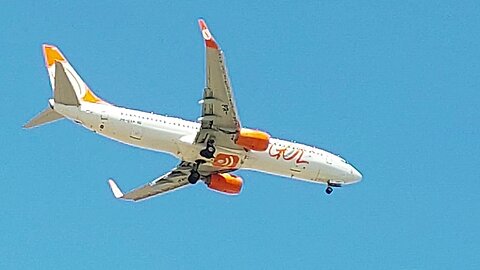 Boeing 737-800 PR-GXP vindo de Guarulhos para Fortaleza