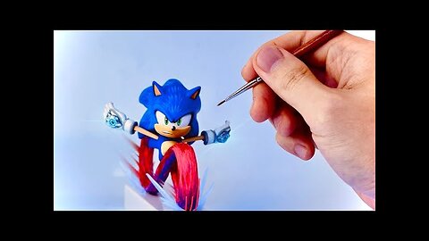 Create Running Sonic with Clay - Sonic Prime [kiArt]