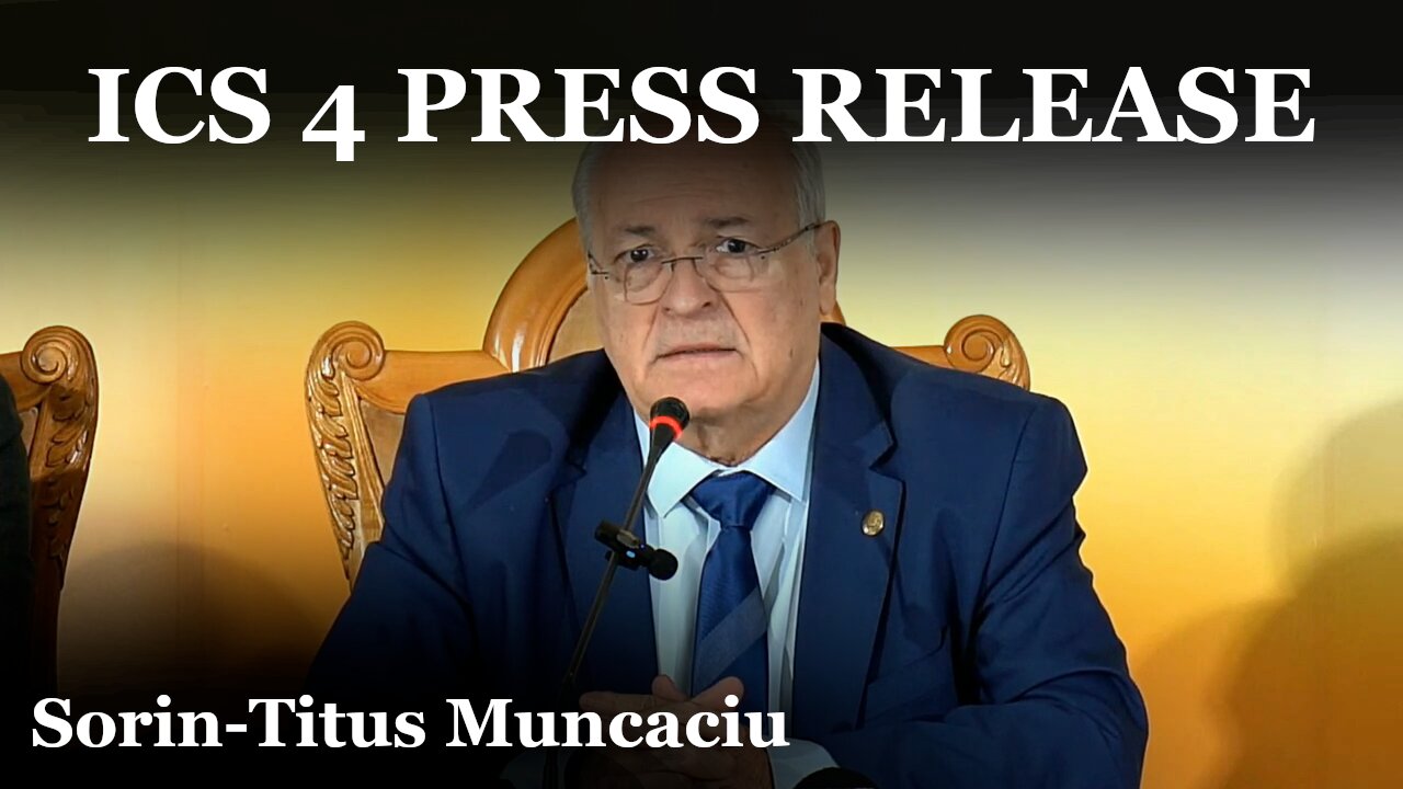 Sorin-Titus Muncaciu | International Crisis Summit 4 Press Release [CLIP]