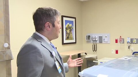 Tour of new ER beds at MountainView Hospital