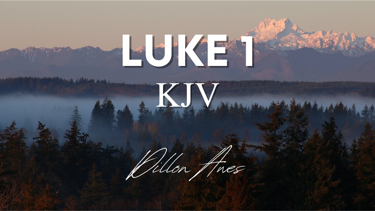 Luke 1 - King James Audio Bible Read By Dillon Awes