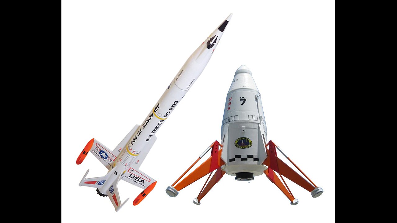 Estes Rockets Mini Interceptor and Mini Mars lander, 3d Printed and flight.