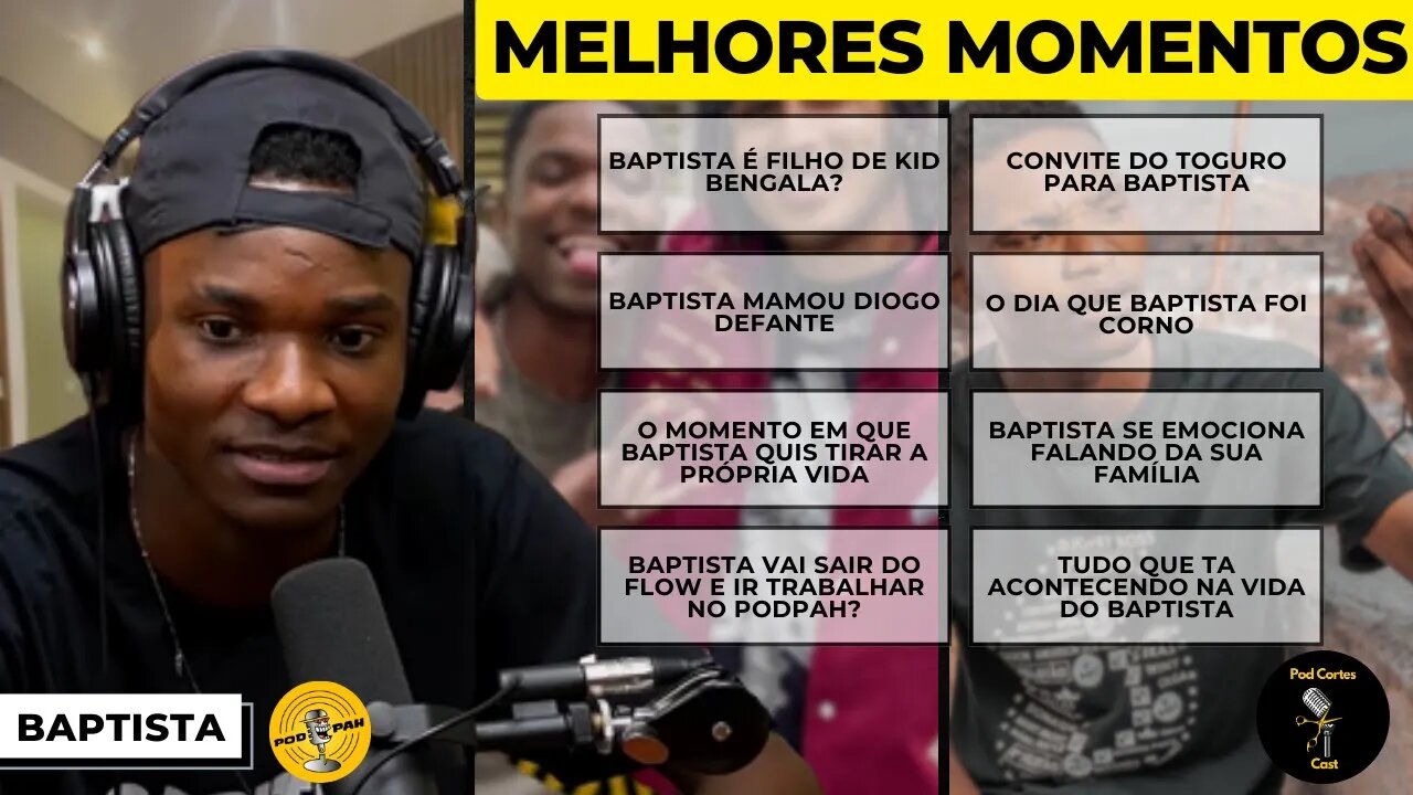 MELHORES MOMENTOS BAPTISTA - Podpah