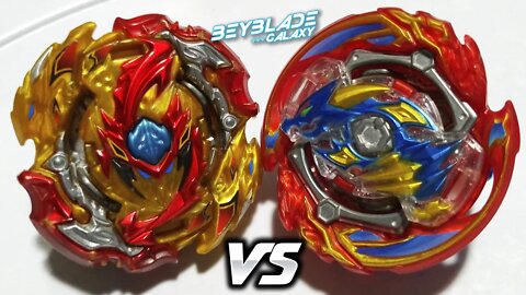 LORD SPRIGGAN .Bl.Dm' vs GRAND DRAGON .St.Ch ZAN - Beyblade Burst ベイブレードバースト