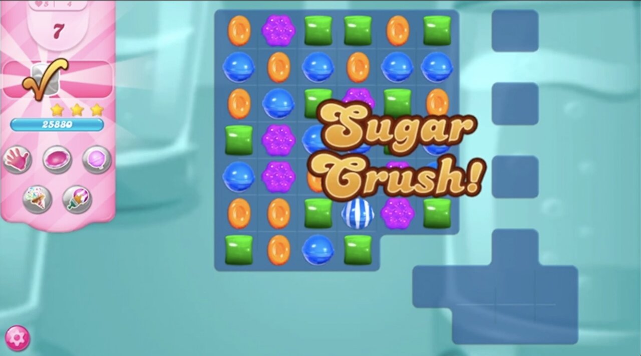 Candy Crush Saga | Level 4 | NO BOOSTERS | 3 STARS | PASSED ON FIRST TRY! | 79860 🦄