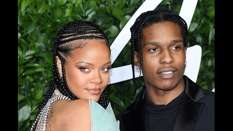Rihanna & Asap Rocky with The Babies At Kemo Sabe In Aspen