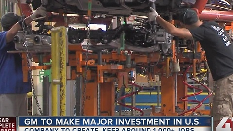 General Motors to invest $1 billion, add 1,000 jobs in U.S., sources say