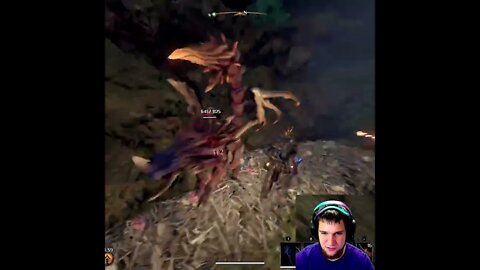 Destroying a Manticore in Outward!