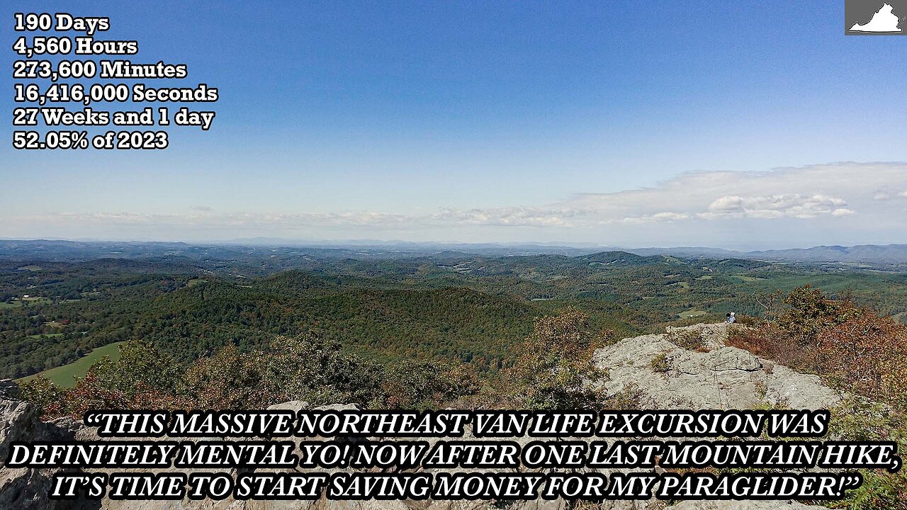 CELEBRATING THE FINALE OF MY NORTHEAST EXCURSION AT VIRGINIA’S BUFFALO MOUNTAIN