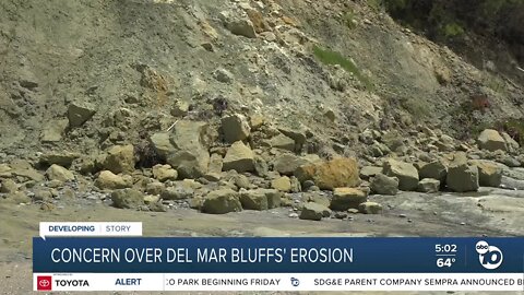 Concerns over bluff erosion grow amid rain, San Clemente collapse