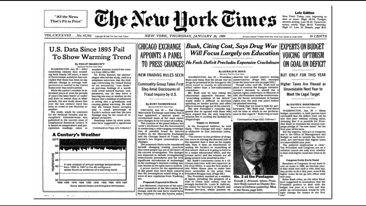 Dramatic Climate Change During The 1990s