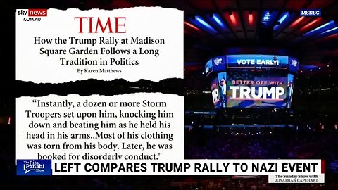 ‘Offensive and absurd’: MSNBC blasted over coverage of Trump’s Madison Square Garden rally