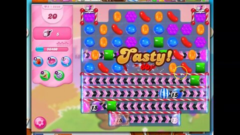 Candy Crush Level 5620 Talkthrough, 25 Moves 0 Boosters