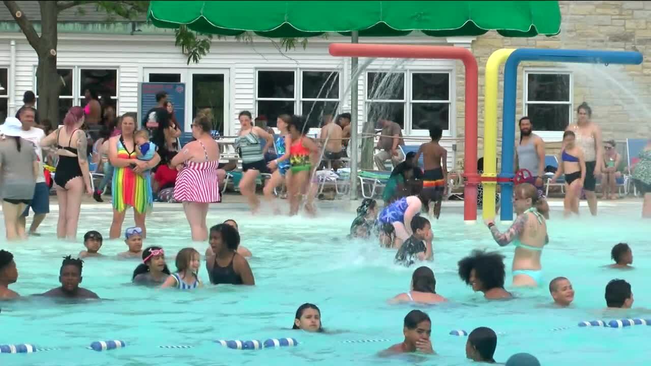 Families spend Memorial Day at West Allis water park