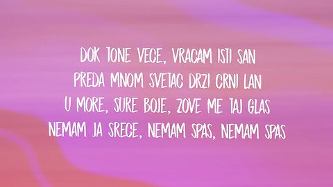 Teya Dora - Džanum (sped up) Lyrics | moje more