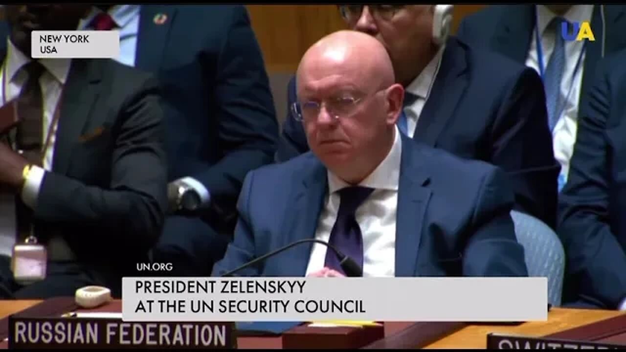 Volodymyr Zelenskyy address to the UN security council