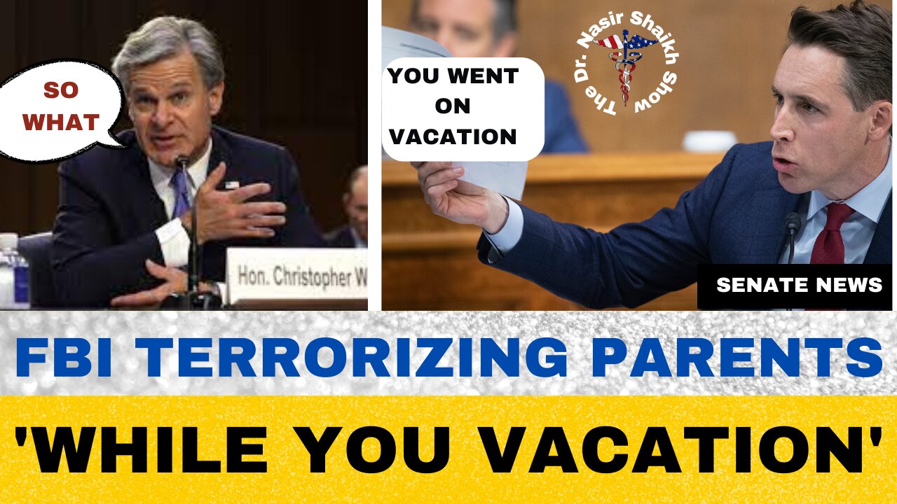 Josh Hawley Destroys FBI Director Chris Wray for Missing Meeting Using Private Jet to Go Vacation