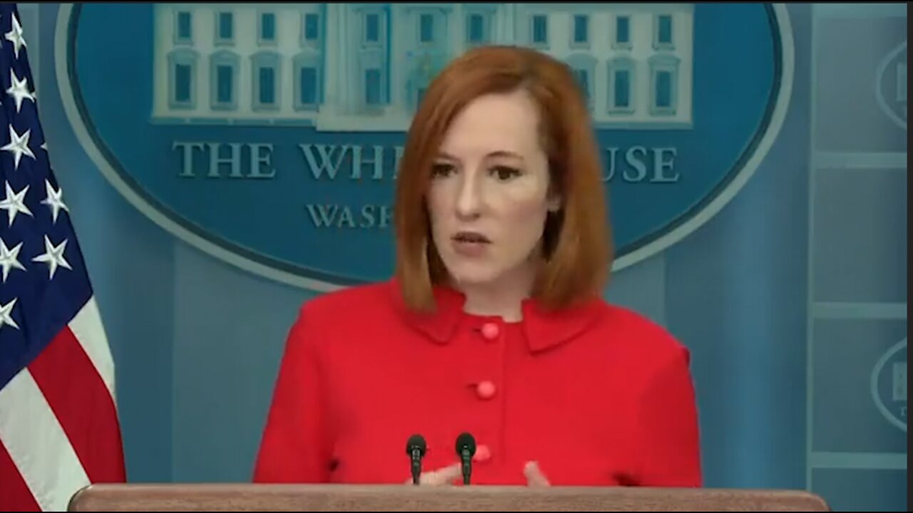 Psaki Physically Distressed After Reporter Calls Out Her Dishonest "Putin Price Hike"