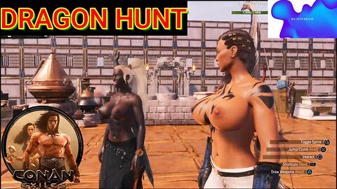 Conan Exiles Dragon Hunt Busty Boobs #Boosteroid #conanexiles