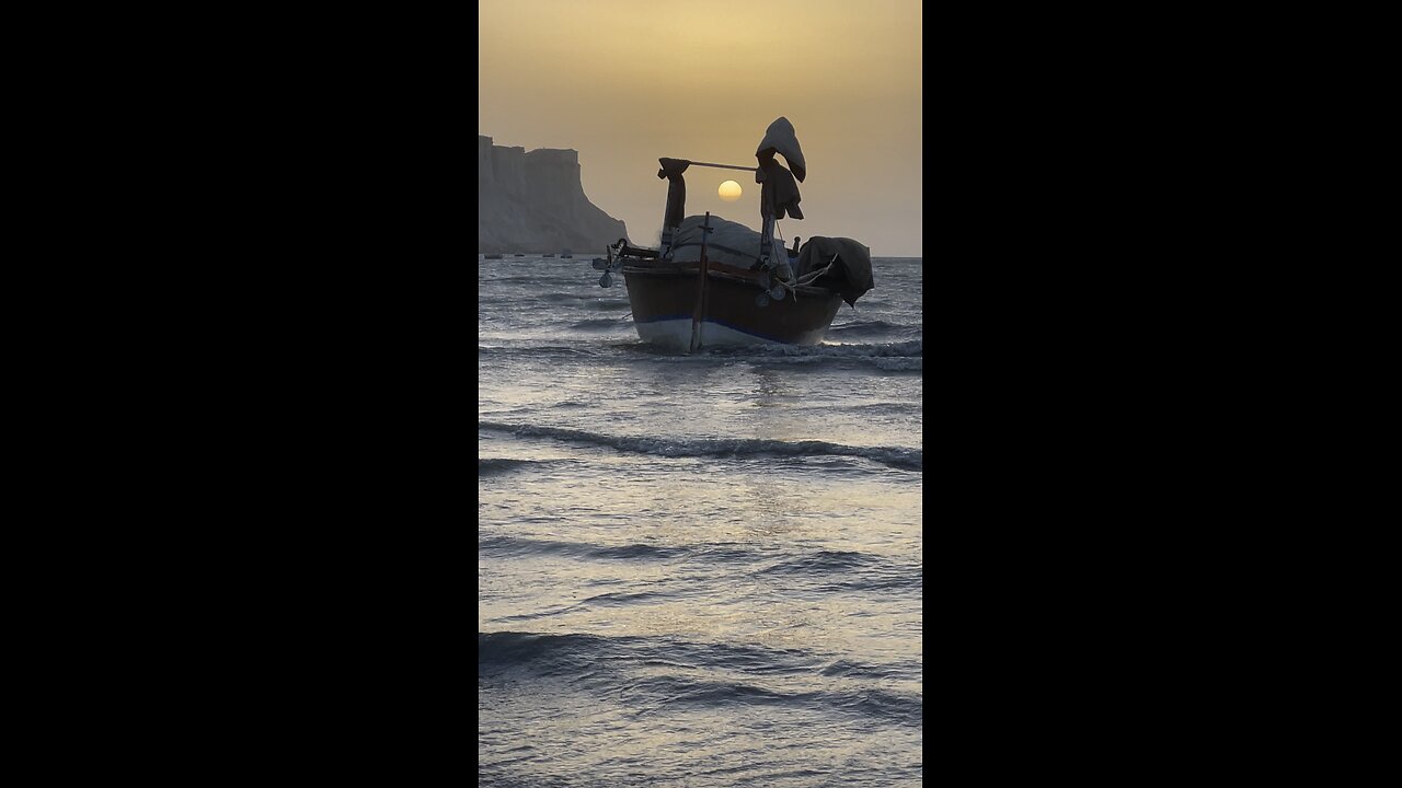 A beautiful Sunset at Gwadar